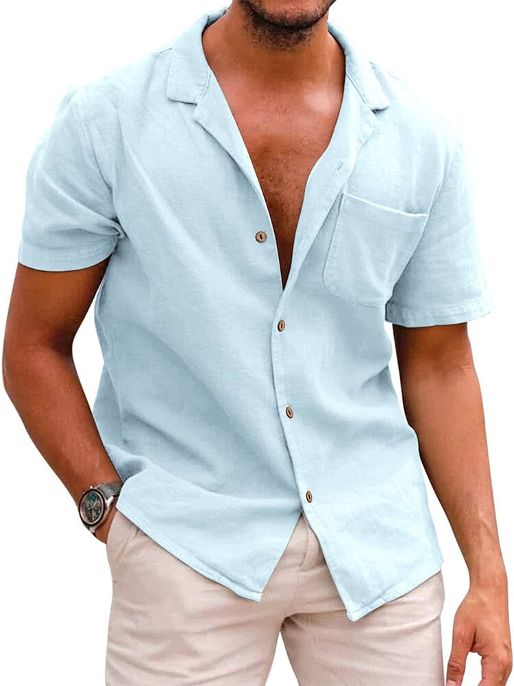 Hawaiian Floral Beach Shirts (US Only)