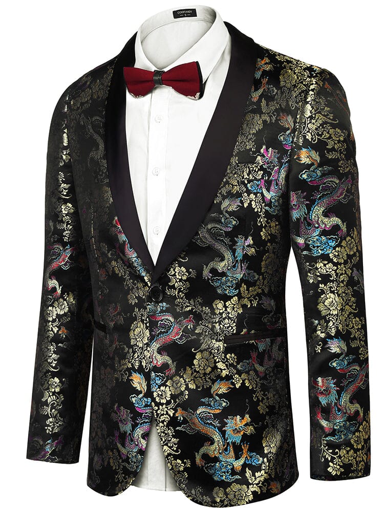 Luxury Floral Embroidered Blazer (US Only)
