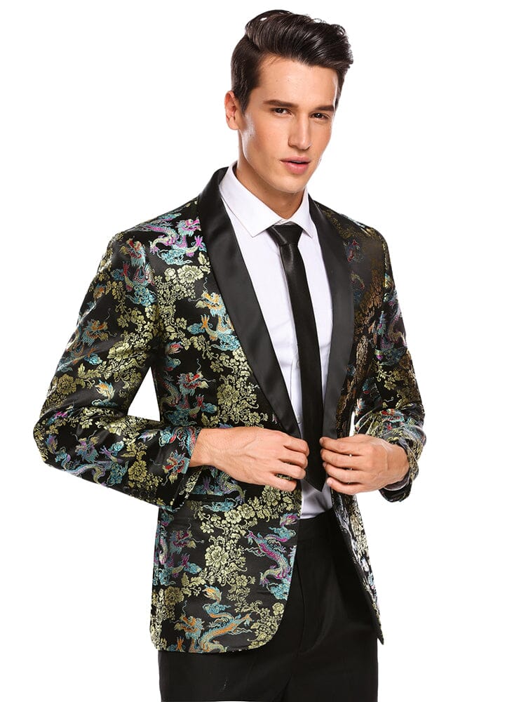 Luxury Floral Embroidered Blazer (US Only)