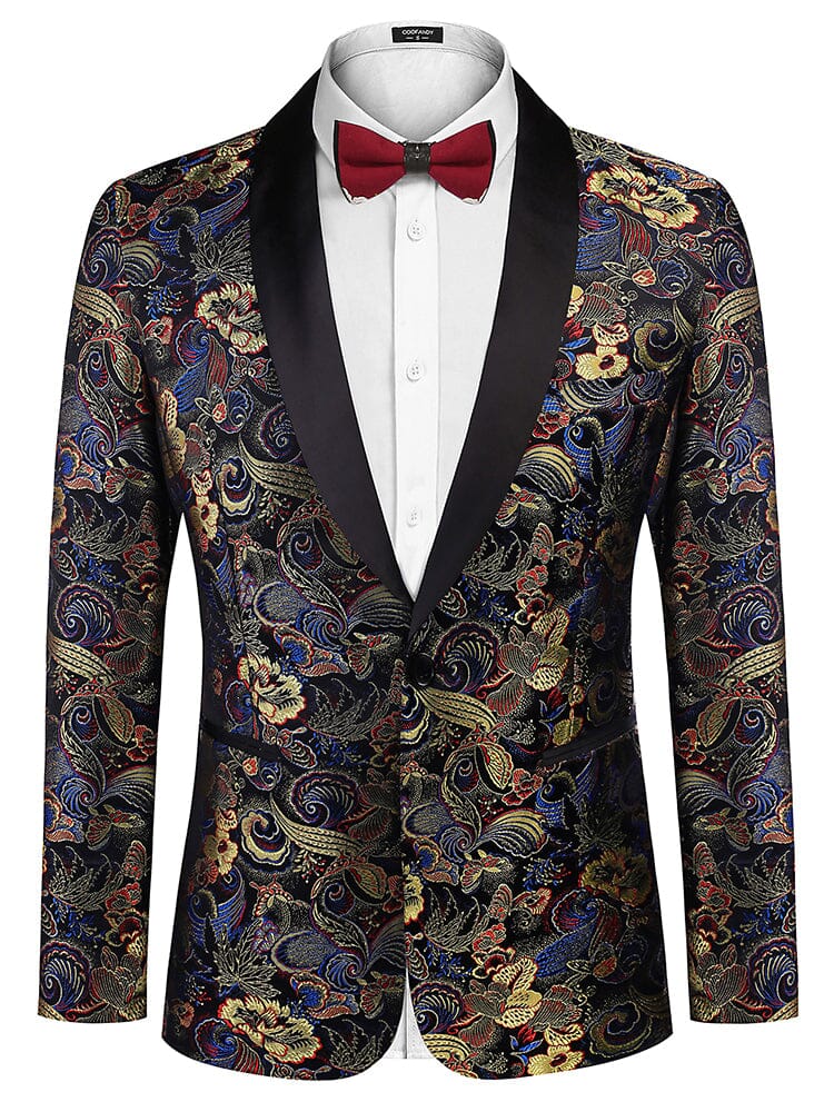 Luxury Floral Embroidered Blazer (US Only)