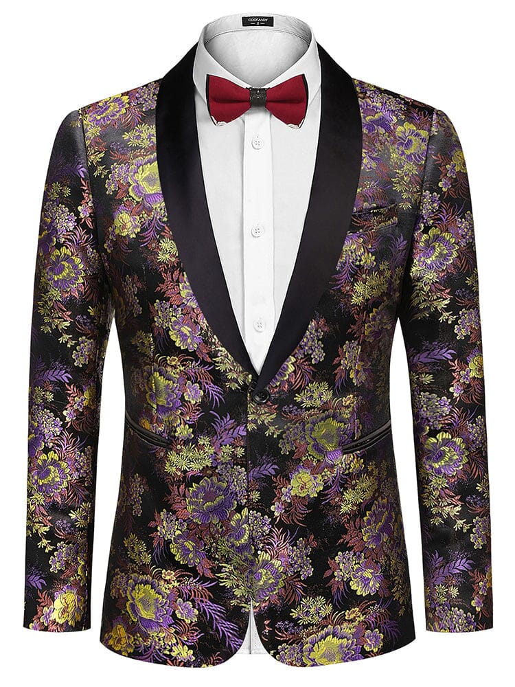 Luxury Floral Embroidered Blazer (US Only)