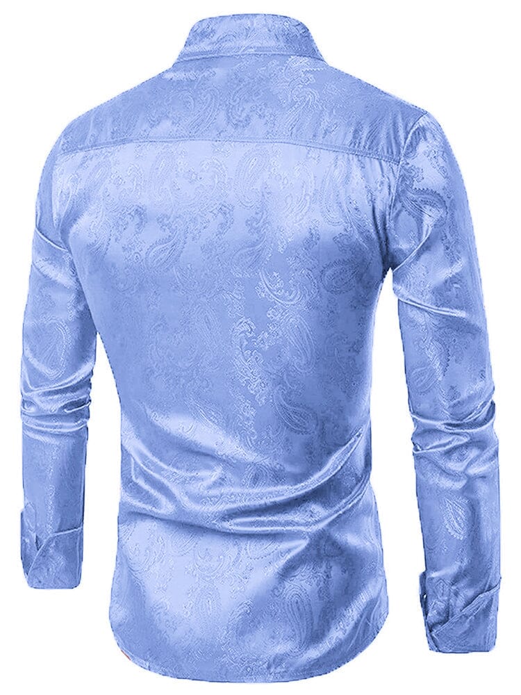 Floral Printed Long Sleeve Dress Shirt (US Only)