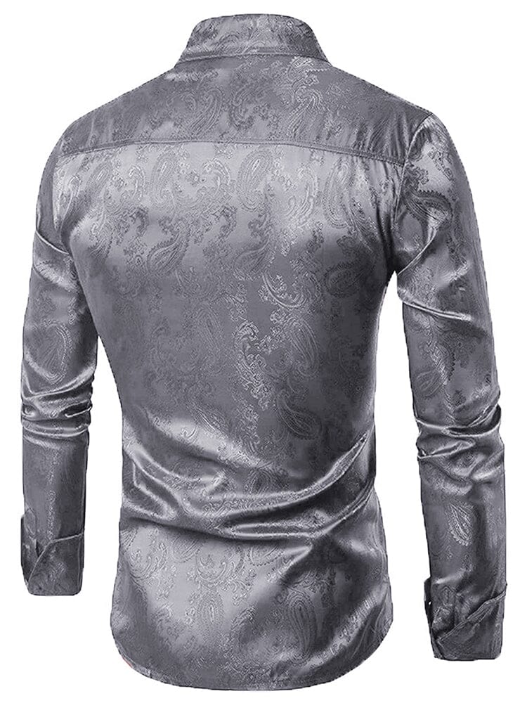 Floral Printed Long Sleeve Dress Shirt (US Only)