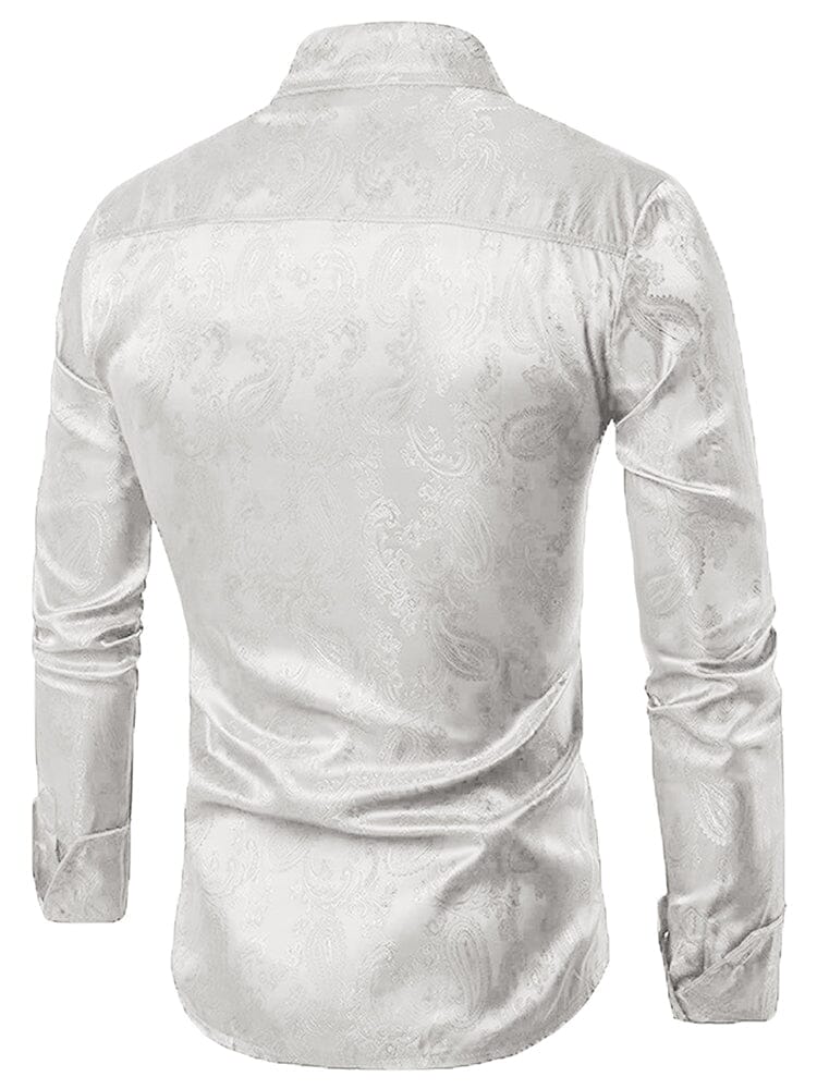 Floral Printed Long Sleeve Dress Shirt (US Only)