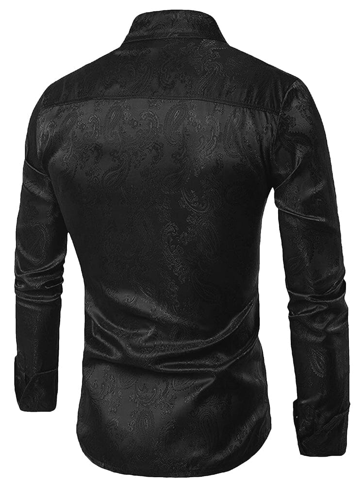 Floral Printed Long Sleeve Dress Shirt (US Only)