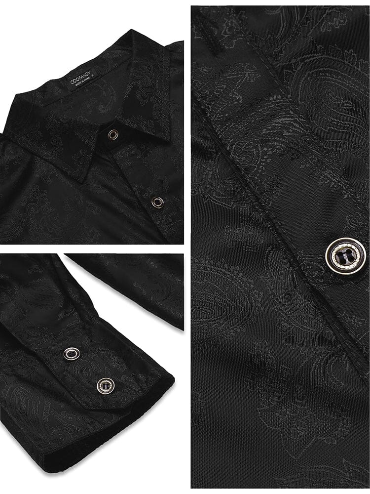 Floral Printed Long Sleeve Dress Shirt (US Only)