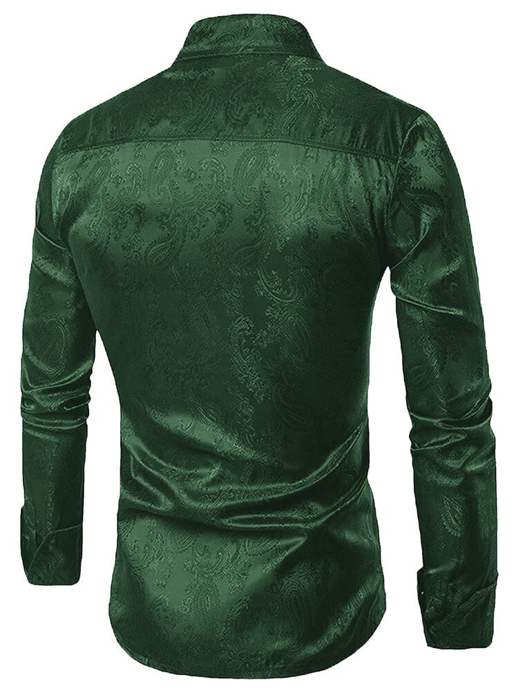 Floral Printed Long Sleeve Dress Shirt (US Only)