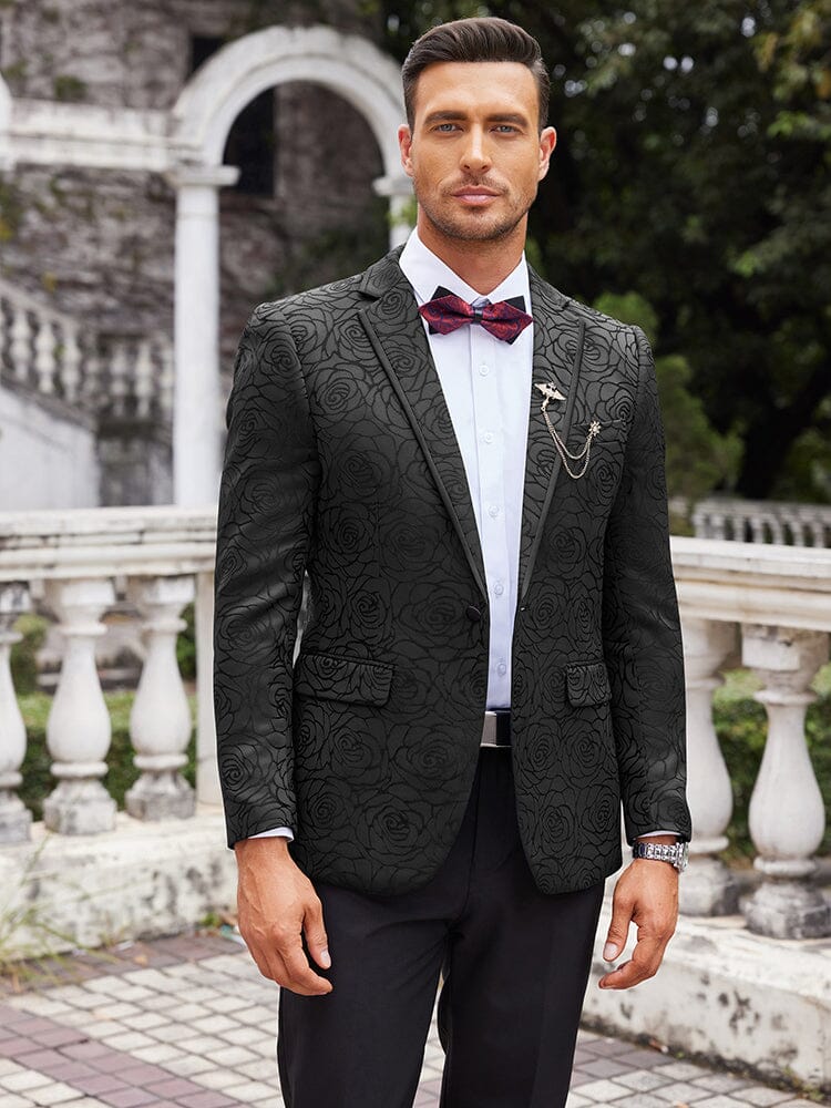 Floral Embroidered Party Blazer (US Only)