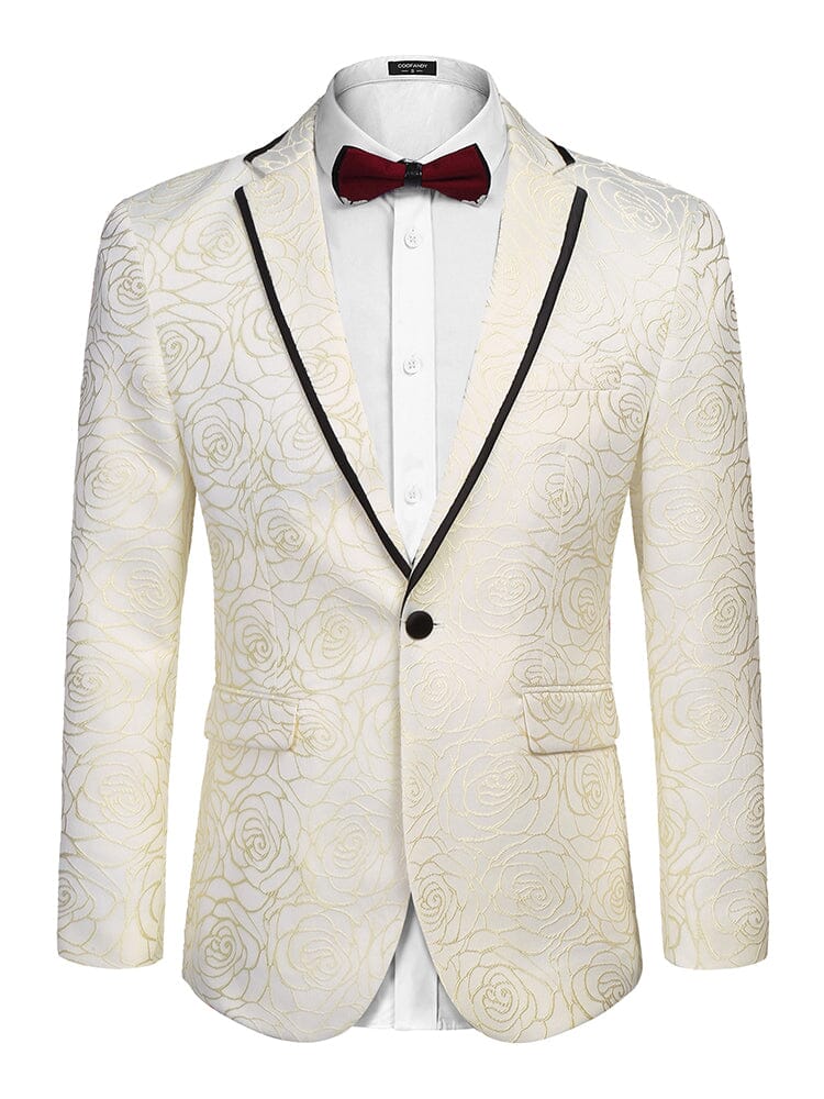 Floral Embroidered Party Blazer (US Only)