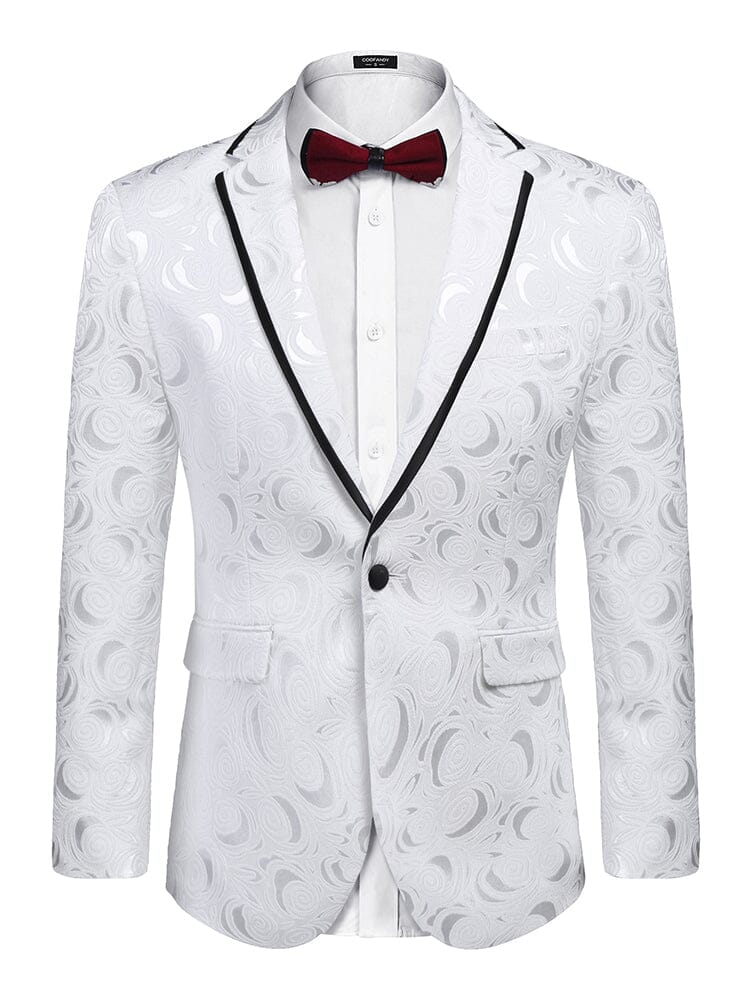 Floral Embroidered Party Blazer (US Only)