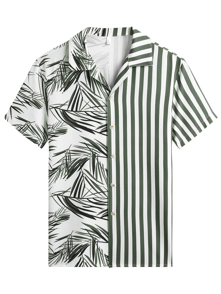 Cozy Stripe Splicing Shirt (US Only)