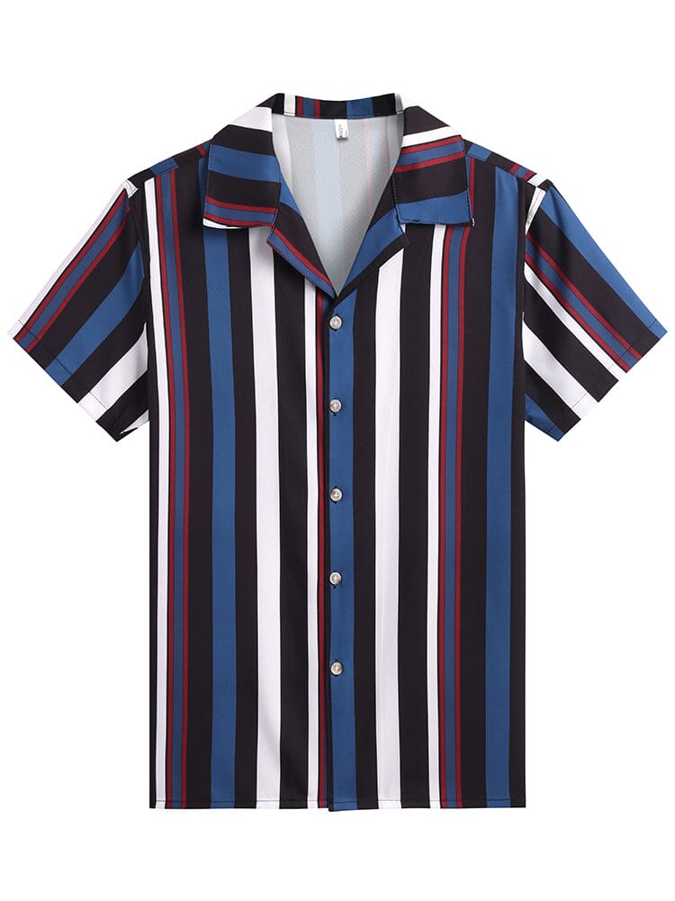 Cozy Stripe Splicing Shirt (US Only)
