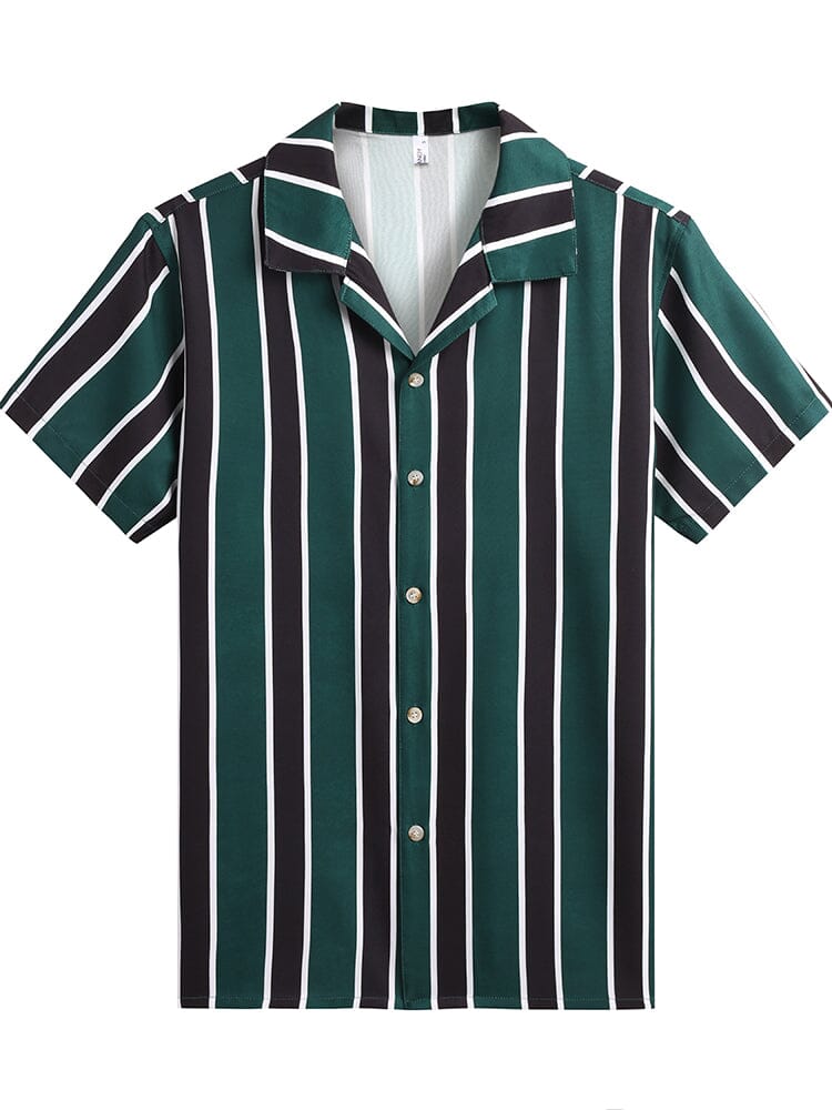 Cozy Stripe Splicing Shirt (US Only)