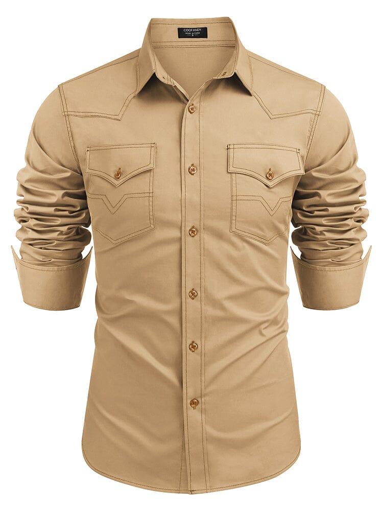 Western Cowboy Style Cotton Shirt (US Only)