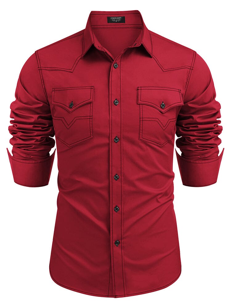 Western Cowboy Style Cotton Shirt (US Only)