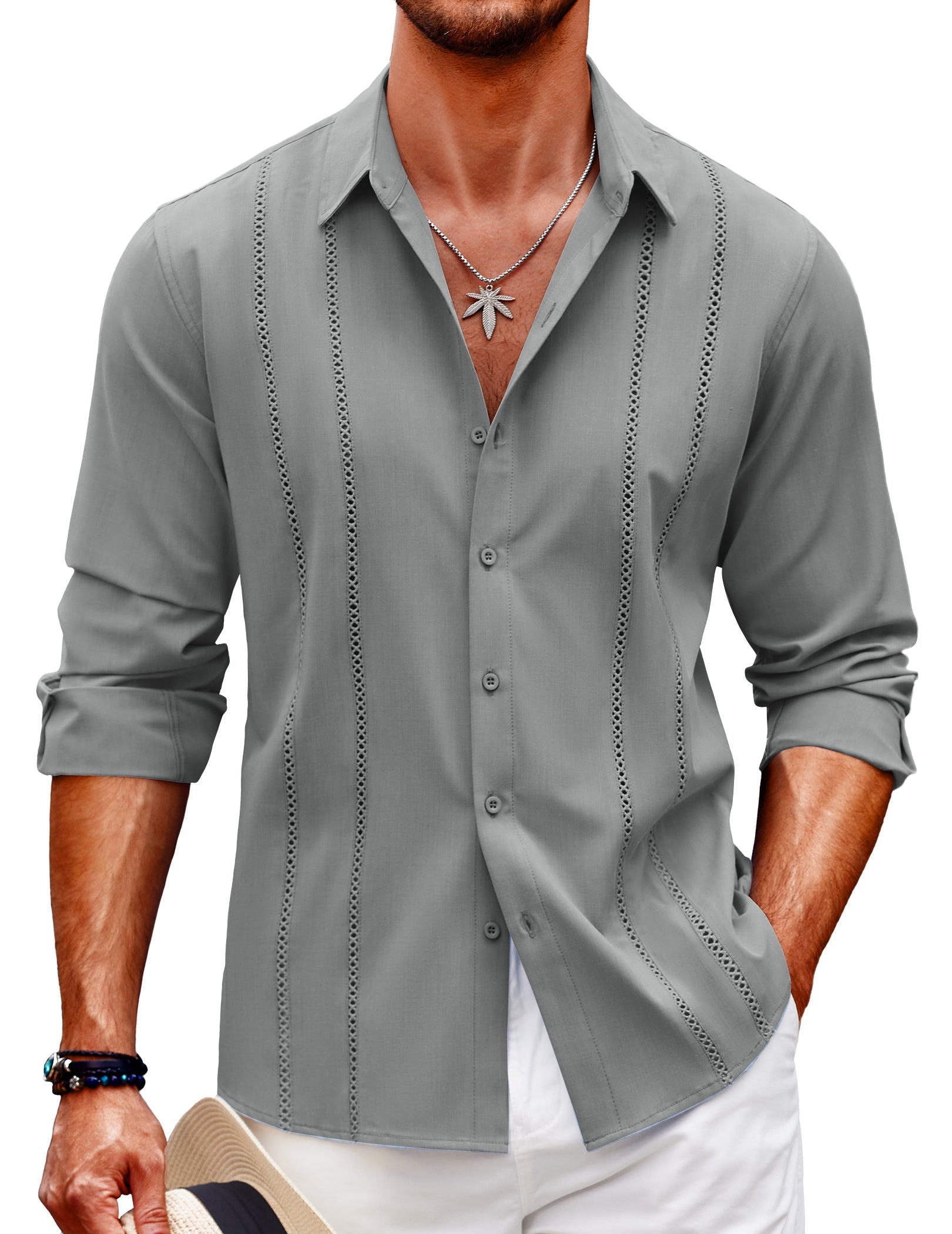 Casual Long Sleeve Button Down Shirt (US Only)