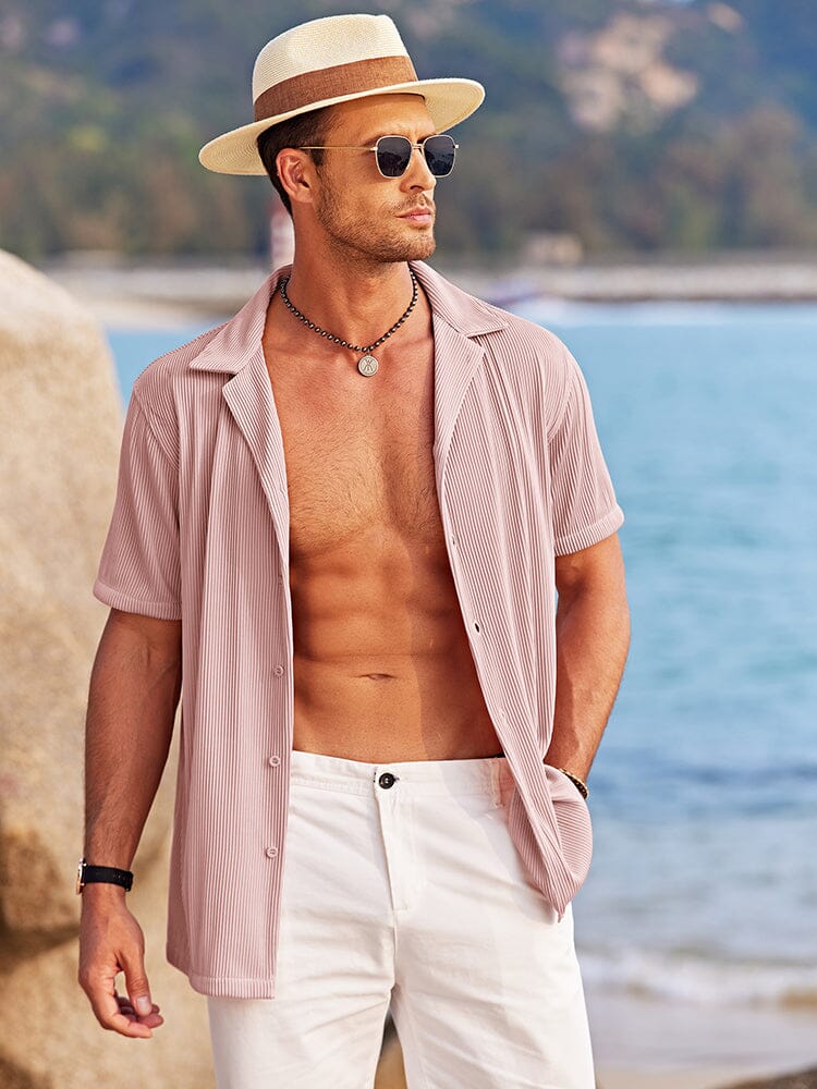 Breathable Pit Strip Laple Shirt (US Only)