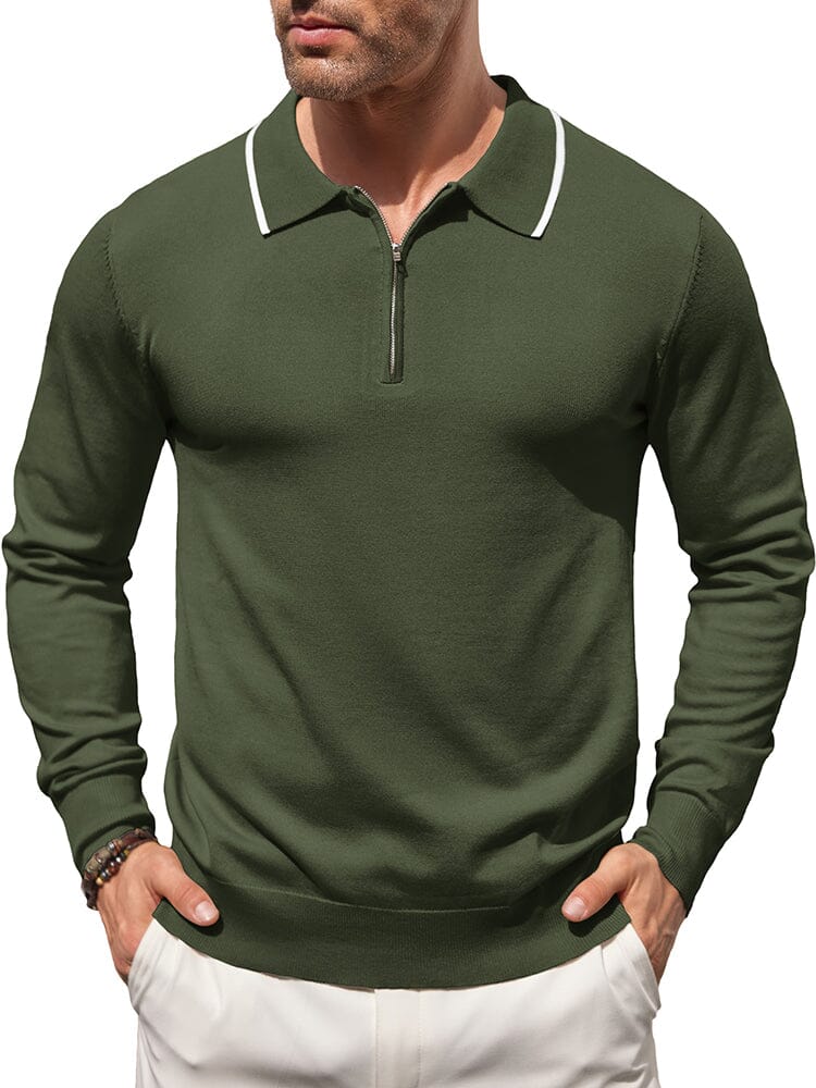 Classic Quarter Zip Polo Shirt (US Only)