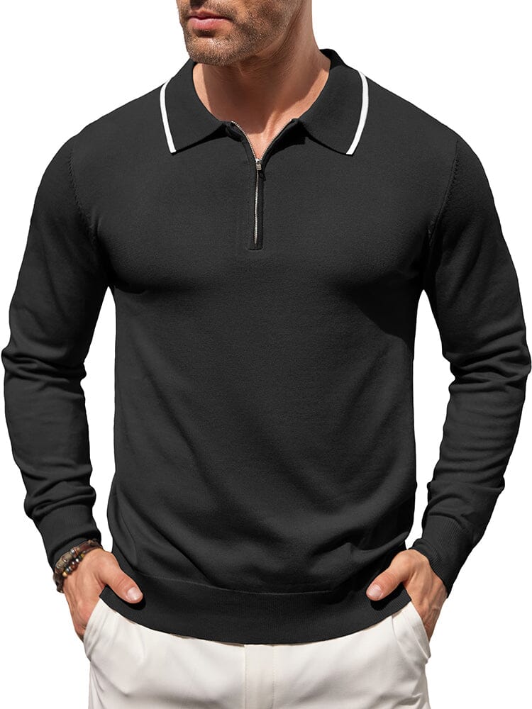 Classic Quarter Zip Polo Shirt (US Only)