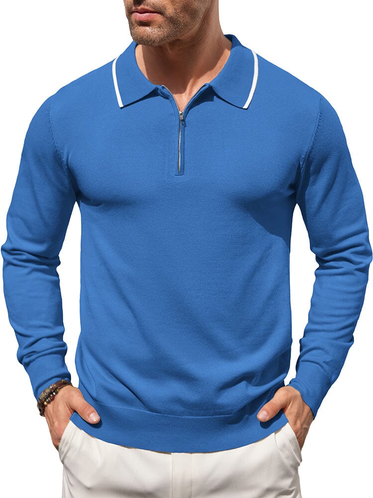 Classic Quarter Zip Polo Shirt (US Only)