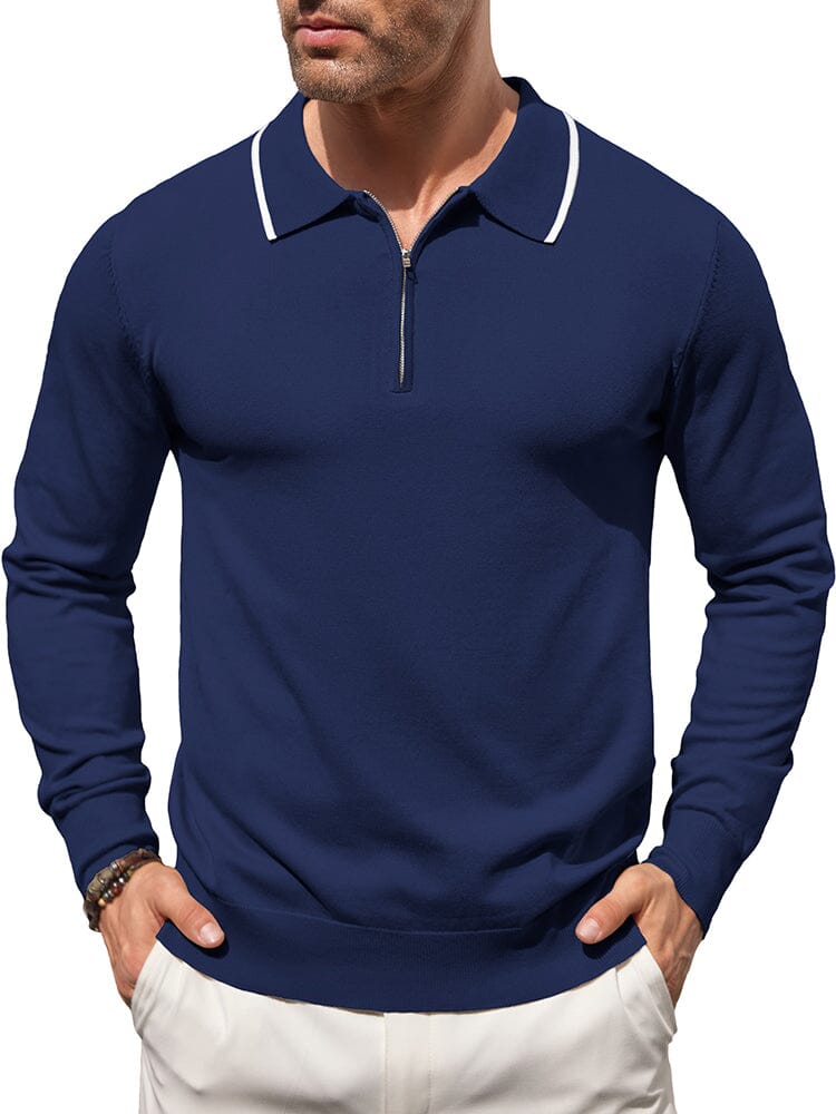 Classic Quarter Zip Polo Shirt (US Only)