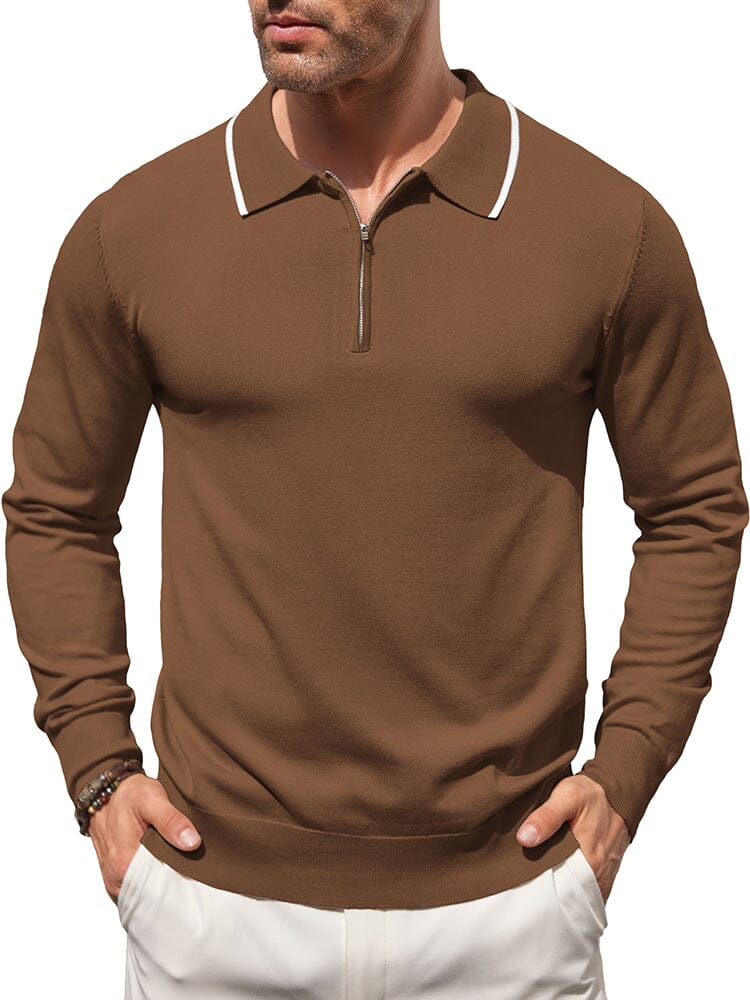Classic Quarter Zip Polo Shirt (US Only)