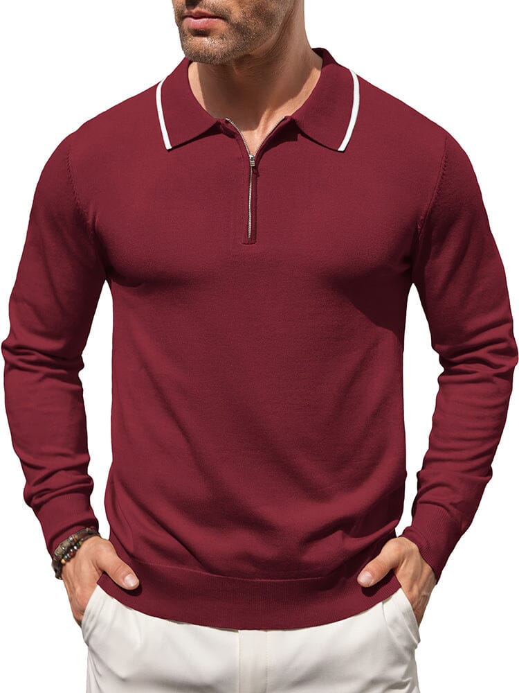 Classic Quarter Zip Polo Shirt (US Only)