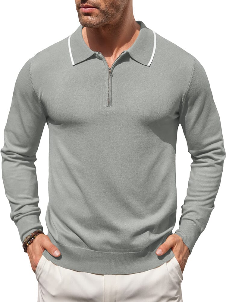 Classic Quarter Zip Polo Shirt (US Only)