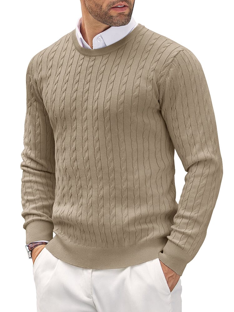 Classic Cable Knitted Pullover (US Only)