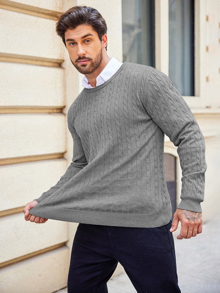 Classic Cable Knitted Pullover (US Only)