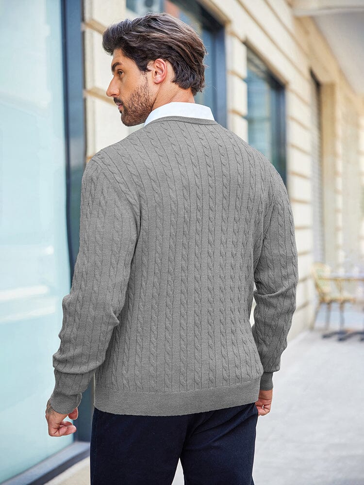 Classic Cable Knitted Pullover (US Only)