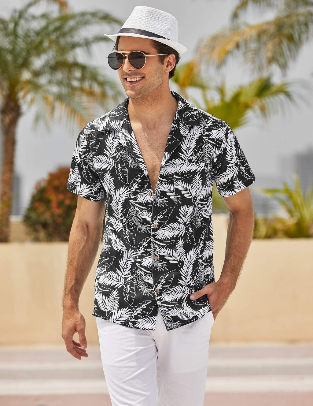 Hawaiian Floral Beach Shirts (US Only)