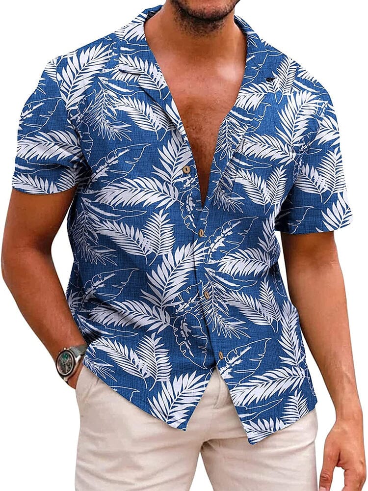 Hawaiian Floral Beach Shirts (US Only)