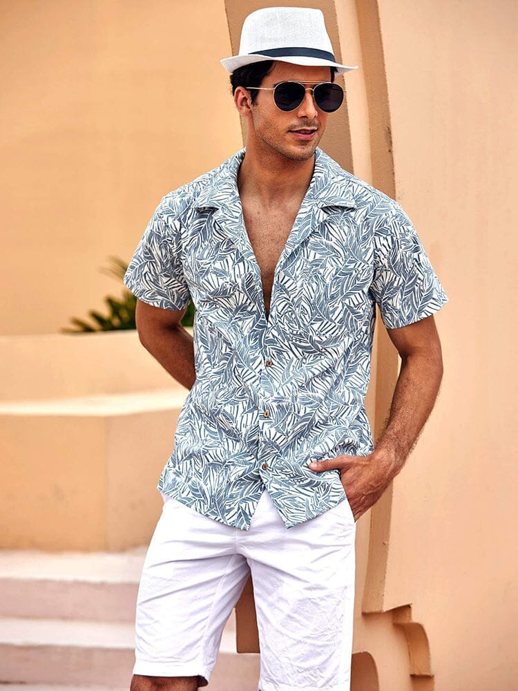 Hawaiian Floral Beach Shirts (US Only)