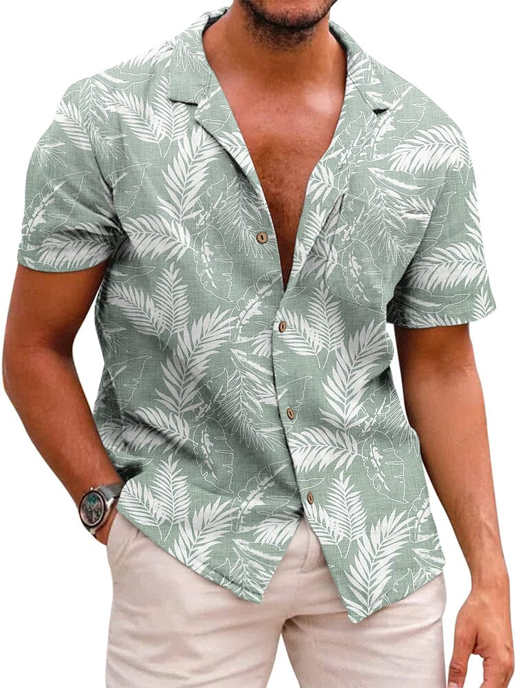Hawaiian Floral Beach Shirts (US Only)