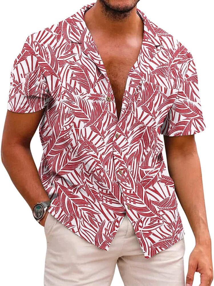 Hawaiian Floral Beach Shirts (US Only)